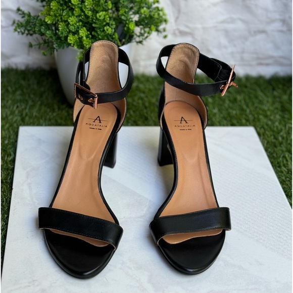 Aquatalia Sadey leather ankle strap sandals size 8 NWT - Picture 5 of 13